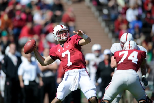 Sophomore Brett Nottingham, Andrew Luck's backup quarterback last season, is still locked in a battle with junior Josh Nunes for the position next season.