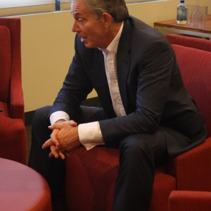 Photo Slideshow: Tony Blair at GSB