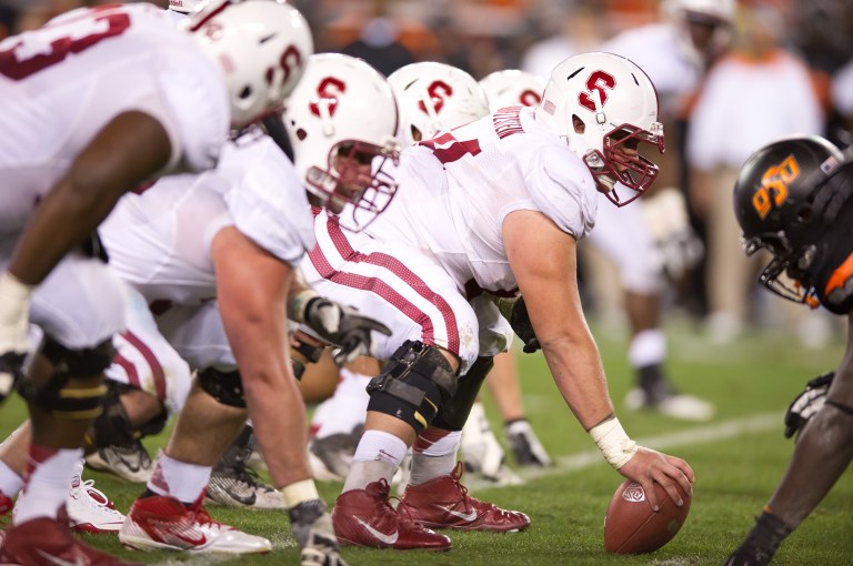 The Cardinal offensive line