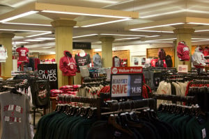 Stanford Bookstore emphasizes athletic gear