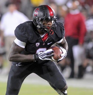 Sophomore safety Jordan Richards has established himself as the backbone of the Cardinal's much-improved secondary this season. He'll need to be at his best Saturday, because when Stanford stacks the box against Oregon's talented running backs, Ducks quarterback Marcus Mariota will look to exploit the Cardinal through the air. (SIMON WARBY/The Stanford Daily)