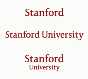 Stanford rolling out new wordmark