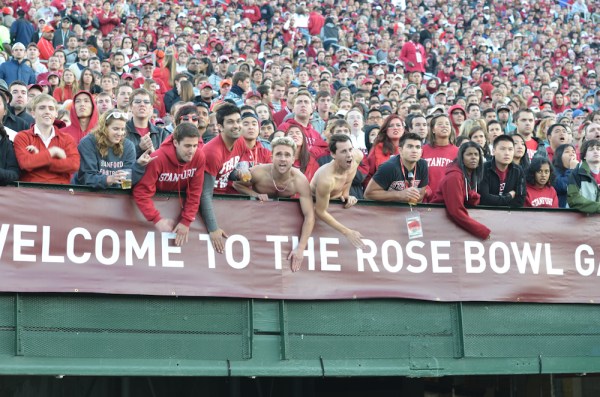 Unlike many football programs, Stanford broke even on the 2013 Rose Bowl. The athletics program anticipates future benefits of the bowl appearance, including increased season ticket sales and alumni enthusiasm (MADELEINE SIDES/The Stanford Daily)