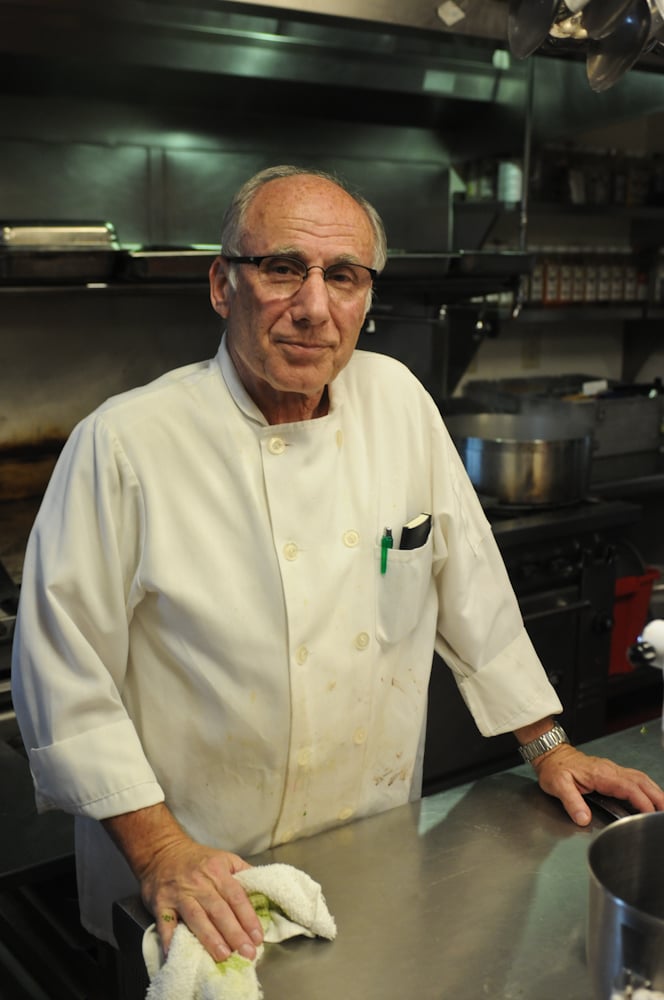 Tony Dietz, at home in the Avanti Kitchen. (MEHMET INONU/The Stanford Daily)