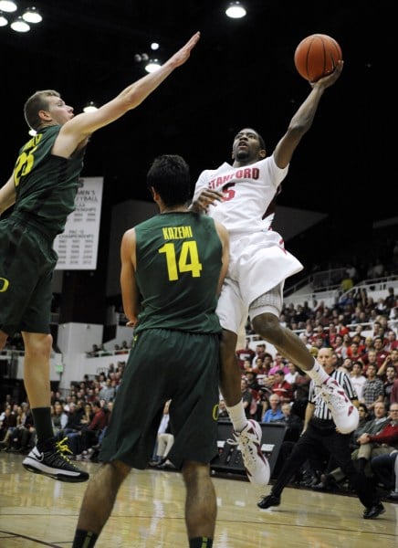 Sophomore guard Chasson Randle averaged 18 points per game in the wins against Oregon and Oregon State last week. (MIKE KHEIR/STANFORD DAILY)