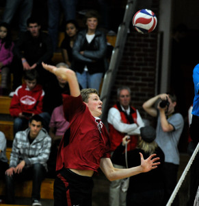 Freshman setter James Shaw (above)