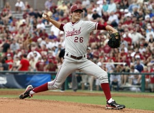 Senior Ace Mark Appel takes the mound tonight for the third time since his disastrous start in last season's Super Regionals. He owns a 1-1 career record against tonight's opponent, No. 23 Texas. (DON MONTAGUE/StanfordPhoto.com)