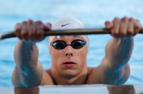 Sophomore David Nolan headlines a Stanford men's swimming team that is looking to bounce back from a second-place Pac-12 finish, the first time it failed to win a conference title in 31 years. (DANI VERNON/StanfordPhoto.com)