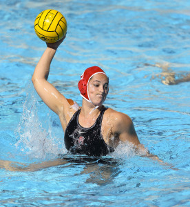 Freshman Maggie Steffens (above) had three hat tricks as the Card won four games this weekend. (HECTOR GARCIA-MOLINA/Stanfordphoto.com)