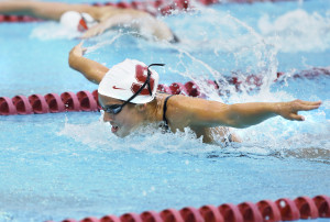 Junior Maya DiRado (above) earned All-America honors in three individual races and three relays to help the Cardinal earned eighth-place at the NCAA Championships. (HECTOR GARCIA-MOLINA/stanfordphoto.com)Junior Maya DiRado (above) earned All-America honors in three individual races and three relays to help the Cardinal earned eighth-place at the NCAA Championships. (HECTOR GARCIA-MOLINA/stanfordphoto.com)