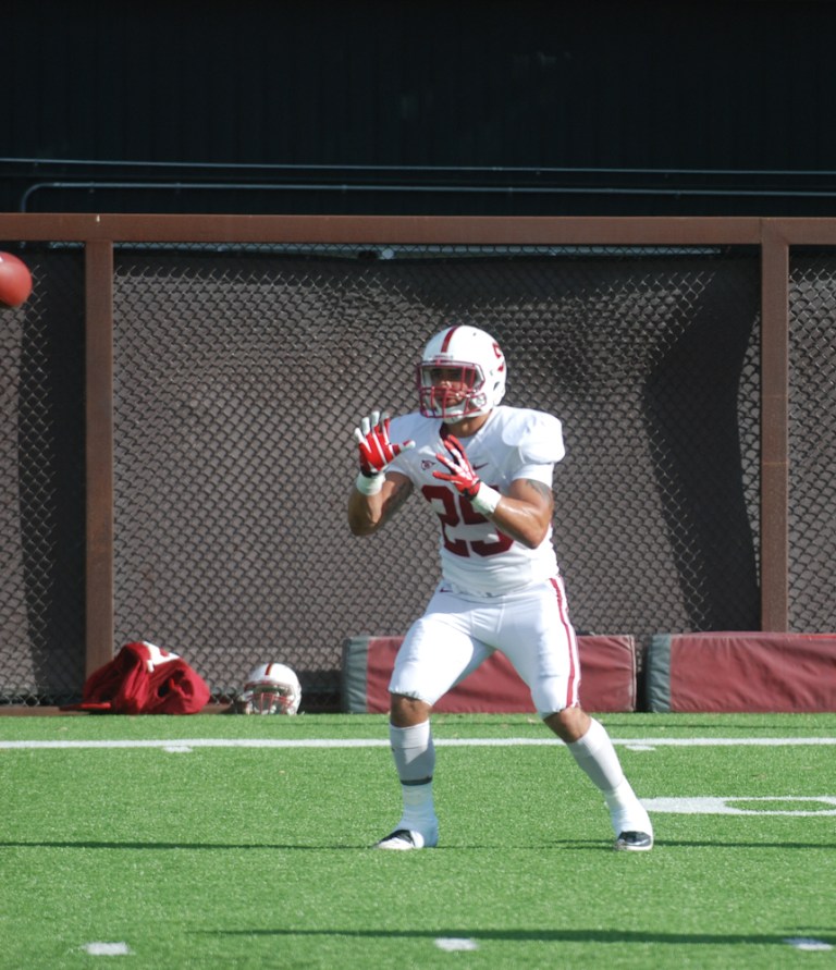 Senior running back Tyler Gaffney (25)