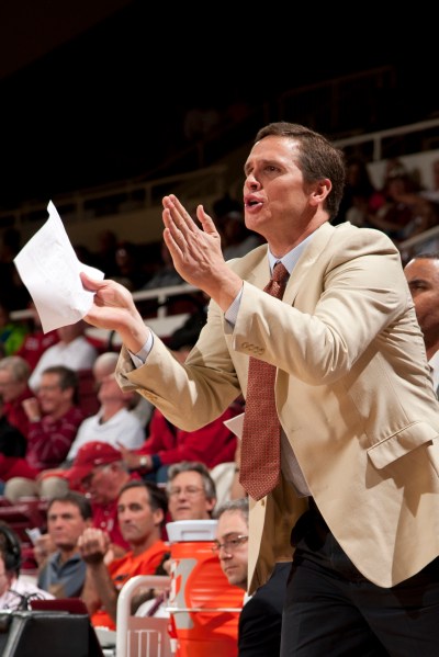 Former Stanford great Mark Madsen '00 is taking over as a head coach for the D-League Los Angeles D-Fenders after a one-year assistant coaching stint on the Farm. (KYLE TERADA/StanfordPhoto.com)