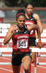 Junior hurdler Kori Carter (above) (IAN GARCIA-DOTY/The Stanford Daily)