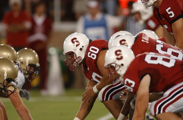 Junior center Alex Fletcher (60) (Stanford Daily file photo)