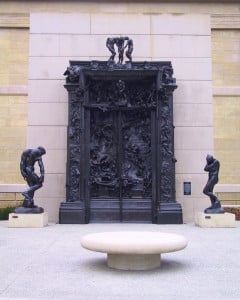 Auguste Rodin "The Gates of Hell". Courtesy of the Cantor Arts Center at Stanford University.