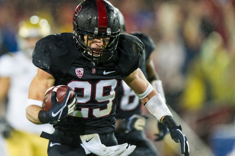 Free safety Ed Reynolds came within a yard of tying two FBS records last season.At this rate, he's primed to break two others in 2013. (GRANT SHORIN/StanfordPhoto.com)