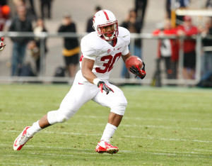 Senior running back Ricky Seale is known as an excellent zone runner, so he has a good chance of succeeding with the elusive Kevin Hogan at quarterback. (JAMIE SCHWABEROW/ISI Photos)