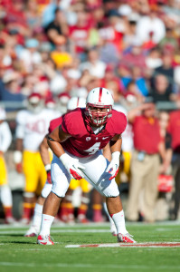 Having just finished his second training camp, inside linebacker Blake Martinez is at a crucial point in most players' development. (DON FERIA/isiphotos.com)