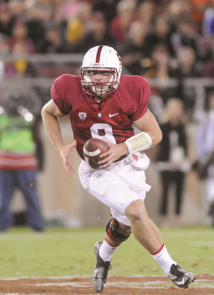 Stanford quarterback Kevin Hogan (above) has struggled in two consecutive games, while UCLA's Brett Hundley is coming off a career-high 410-yard performance against Cal. (SIMON WARBY/The Stanford Daily)