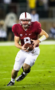 Junior quarterback Kevin Hogan (above) wasn't asked to do much against the Ducks, and he finished just 7-of-13 through the air. However, the Cardinal single-caller also compiled 57 yards on eight carries on the ground. (ROGER CHEN/The Stanford Daily)