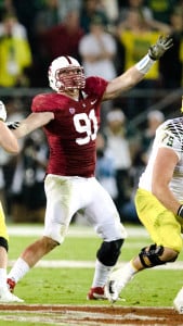 Senior defensive end Henry Anderson 