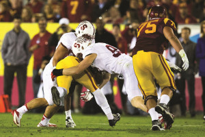 Fifth-year senior defensive end Trent Murphy