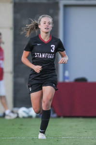 Senior Natalie Griffen's final NCAA tournament will be the first with the Card unseeded. (SIMON WARBY/The Stanford Daily).