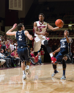 Junior guard Chasson Randle (5) (BOB DREBIN/StanfordPhoto.com)