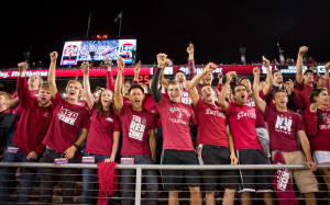 Stanford students had less than two hours to claim their Rose Bowl tickets before they sold out, but the Red Zone should count itself lucky; Stanford's public allotment was gone in just four minutes after the tickets went on sale Tuesday afternoon. (BOB DREBIN/StanfordPhoto.com)