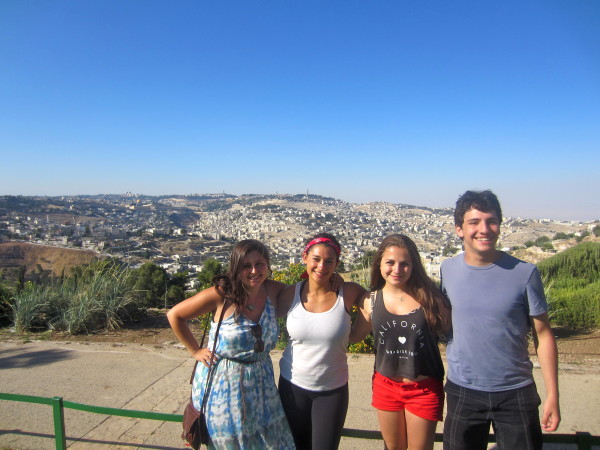 Last summer, several Stanford students traveled to Israel on a program organized by Hillel at Stanford. Because Hillel does not receive funds from Stanford, it is not subject to the University's International Travel Policy. (Courtesy of Maddy Bayer)