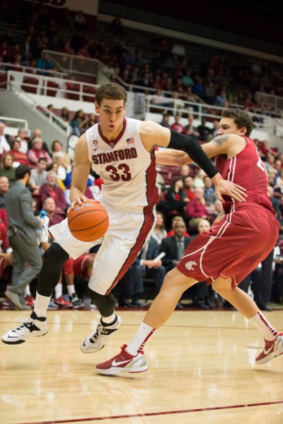 Senior forward Dwight Powell (33)