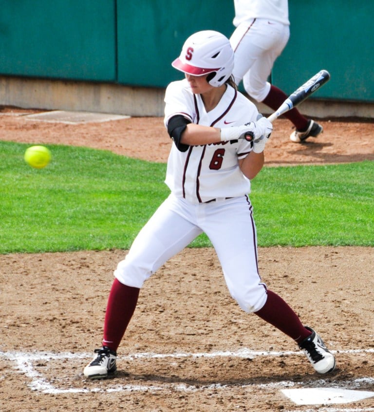 Junior Cassandra Roulund (above) hit an incredible .526 in her first six games of the season. (ZETONG LI/The Stanford Daily)