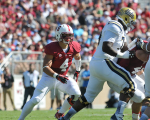 Sophomore inside linebacker Blake Martinez (left) will play a prominent role for the Cardinal in 2014. (AVI BAGLA/The Stanford Daily)