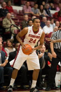 Josh Huestis (above) broke Tim Young's record for most blocks in Stanford history against USC on Thursday night. (FRANK CHEN/The Stanford Daily)