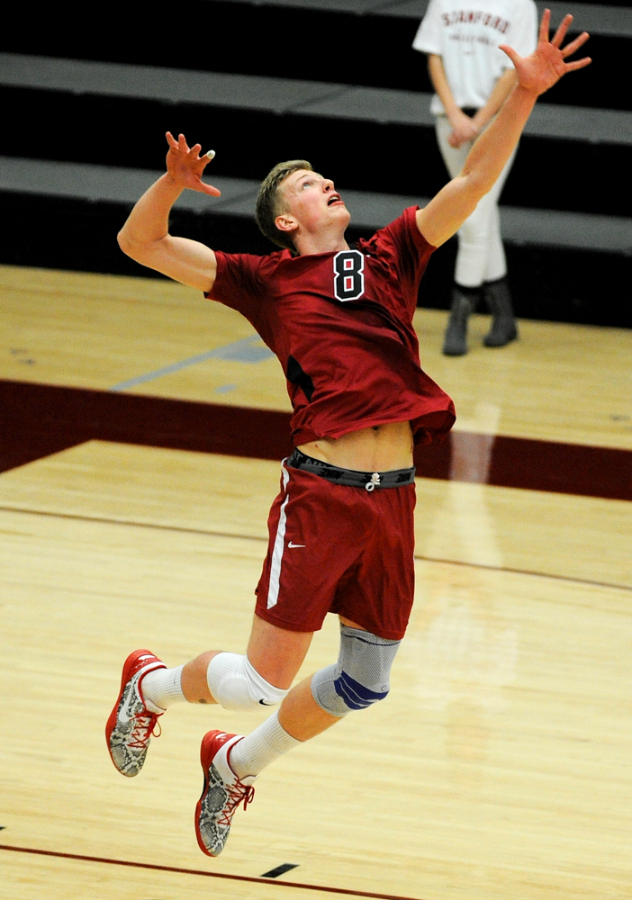 Sophomore setter James Shaw