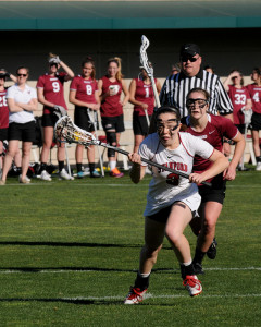 Senior Rachel Ozer (above) scored two goals ... (XXX/The Stanford Daily)