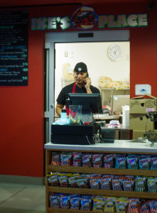 Last November, Science and Engineering Quad services manager Lindsey Akin disseminated a survey  to gauge community opinion on the food options in the Forbes Family Cafe. However, multiple respondents feel that the questions were biased against the space's current tenant, Ike's Place. (SAM GIRVIN/The Stanford Daily)