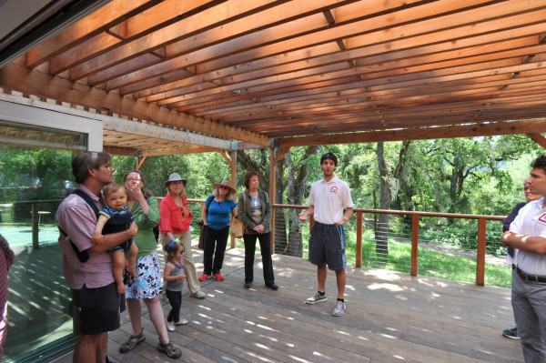 After 10,000 man-hours and $1 million in funding, the student-initiated and student-built Start.Home was approved by the county as a residence at Jasper Ridge Biological Preserve. (ZETONG LI/The Stanford Daily)