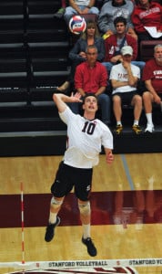 Senior outside hitter Brian Cook (above)