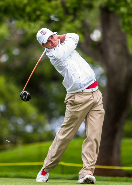 Sophomore David, despite finishing tied for third in the individual championship that concluded on Monday, lost both of his matches on Tuesday as the Cardinal fell in the semifinals to OSU. (SHIRLEY PEFLEY/stanfordphoto.com)