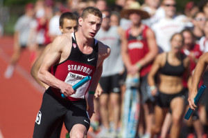 Sophomore Steven Solomon (above), a 2012 Olympic finalist in the 400, will be one of the favorites to win an individual conference title at the Pac-12 Championships in Pullman, Washington.(NORBERT VON DER GROEBEN/The Stanford Daily) 