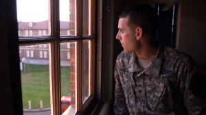 Adam Winfield at Fort Lewis, August 2011.  Photo by Dan Krauss.