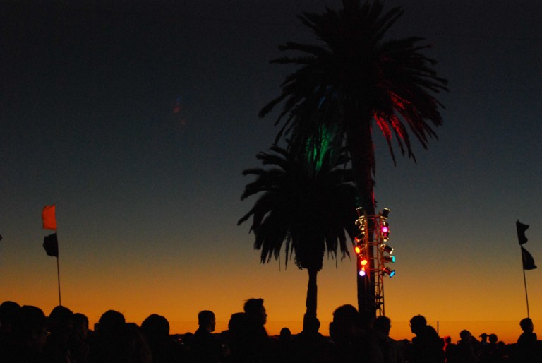 Evening at the festival