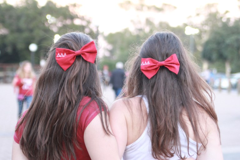 Julia Schmitz '15 and Sarah Gleberman '15