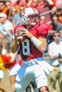 Coach David Shaw said Kevin Hogan (left)