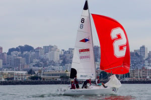 Stanford sailing (center)