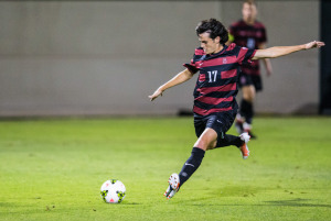 Fifth-year senior midfielder Austin Meyer (above) 