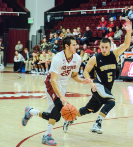 Junior forward Rosco Allen (left)