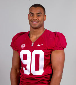 Rising sophomore Solomon Thomas announced his commitment to Stanford by pulling out a potted tree on National Signing Day last year. He'll look to play a larger role in the team's defensive picture looking forward. (NORBERT VON DER GROEBEN/isiphotos.com)