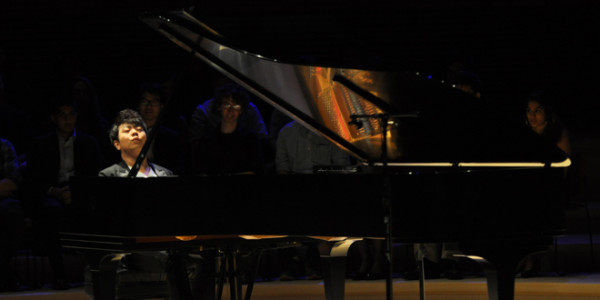 Lang Lang's animated playing delighted the crowd. Photo by Rahim Ullah. 